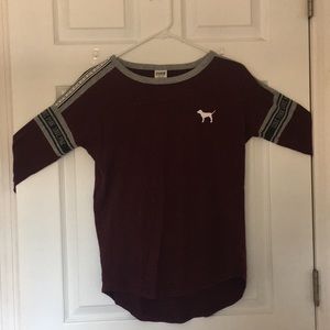 PINK quarter sleeved shirt